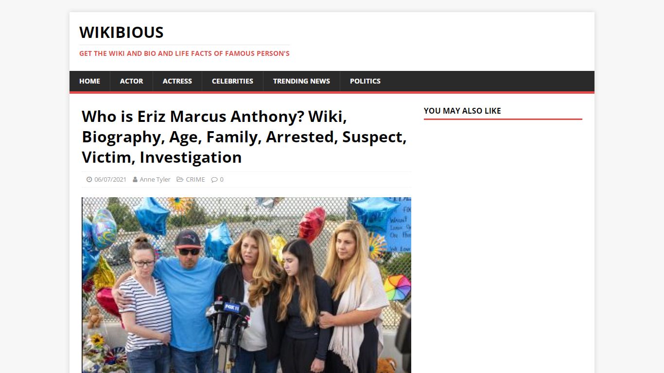 Who is Eriz Marcus Anthony? Wiki, Biography, Age, Family, Arrested ...